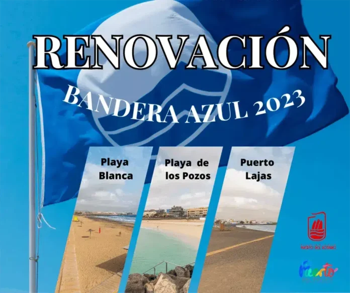 El Ayuntamiento de Puerto del Rosario renueva este 2023 el galardón de Bandera Azul para sus tres playas oficiales