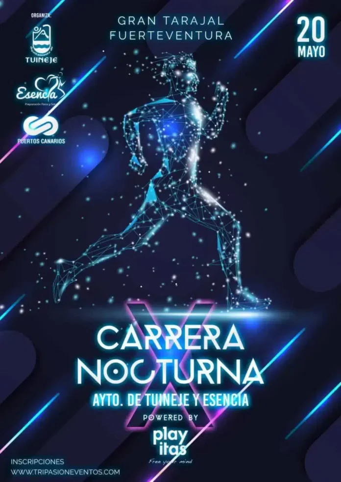 Gran Tarajal acogerá la Carrera Nocturna Esencia Powered by Playitas este 20 de mayo