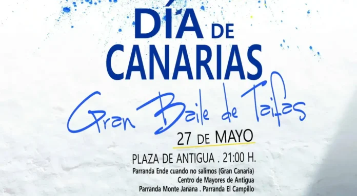Antigua celebra el Día de Canarias con un Gran Baile de Taifas