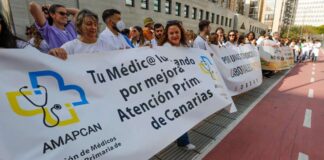 La huelga de médicos registra un seguimiento del 7,5% en Canarias Huelga de Médicos, Facultativos