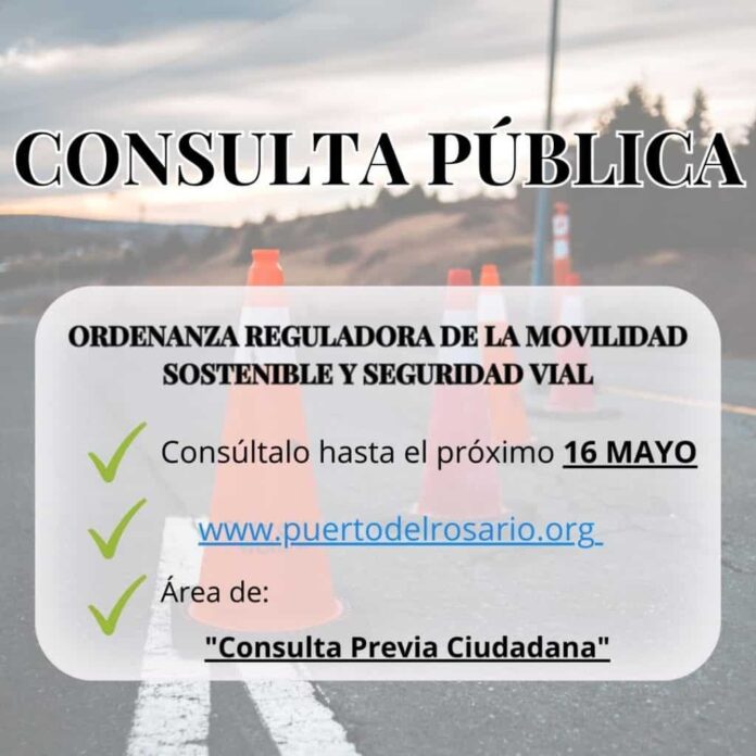Sale a consulta pública la ordenanza reguladora de la movilidad sostenible y seguridad vial