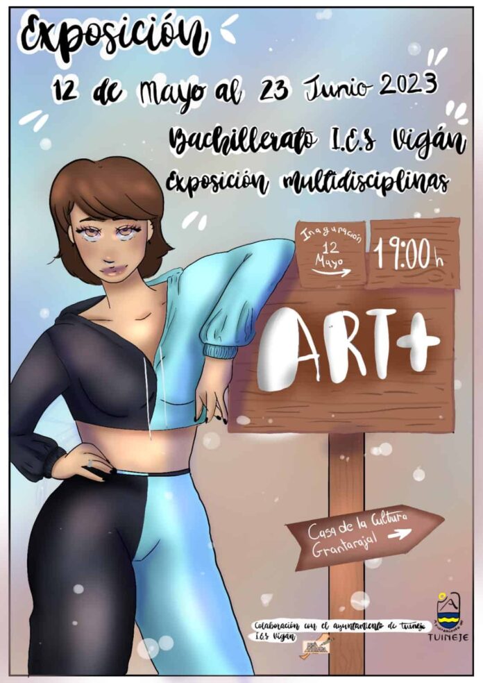 La Casa de la Cultura de Gran Tarajal acoge una exposición del alumnado de artes del IES Vigán