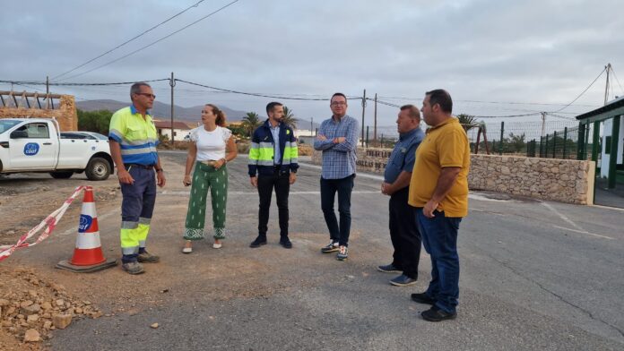 CAAF y Ayuntamiento de Antigua colaboran para renovar las redes de distribución en Casillas de Morales