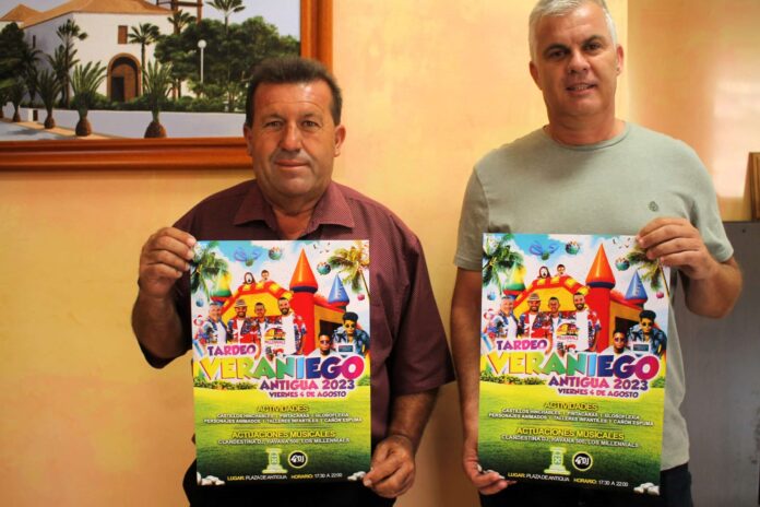 Antigua organiza un Tardeo Veraniego con actividades de tarde y conciertos de noche
