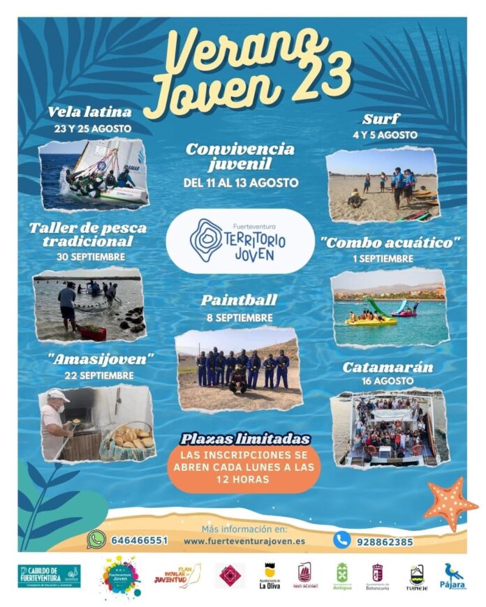 El Cabildo abre las inscripciones para la primera actividad de ‘Verano Joven 2023’