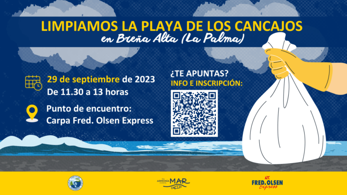 Fred Olsen Express realizará una acción de limpieza de litoral y fondos marinos en Los Cancajos, La Palma