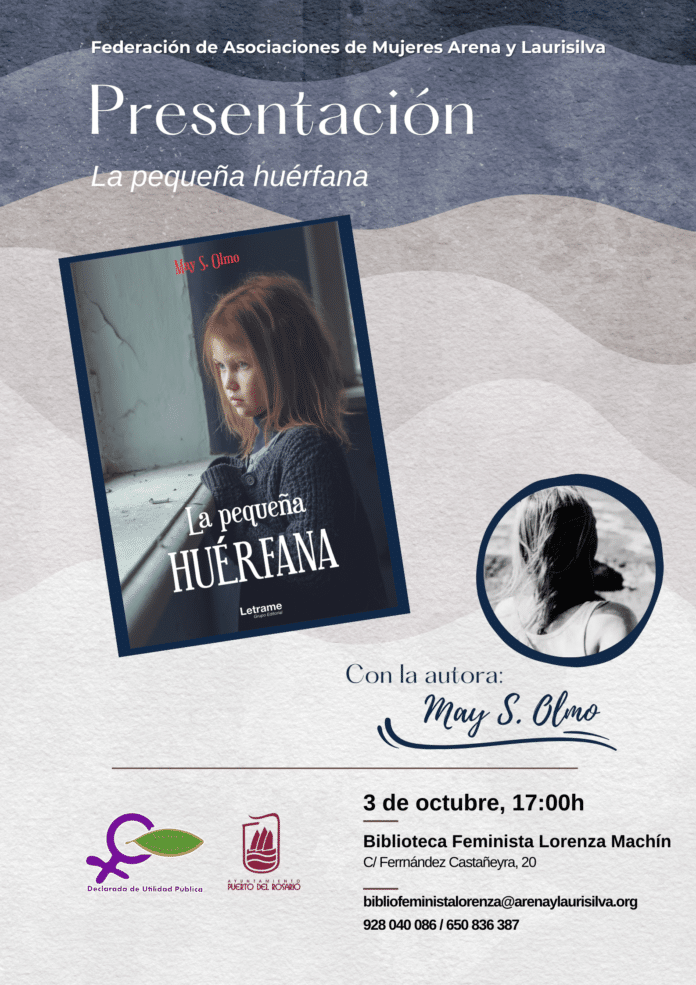 Presentación del libro “La pequeña huérfana” de la escritora extremaña May S. Olmo