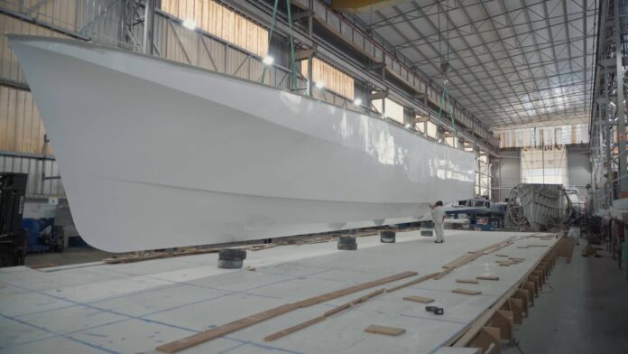 Finaliza el primer hito en la construcción del nuevo miniferri de Fred. Olsen Express