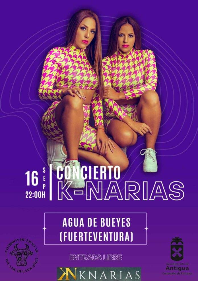 Las KNarias en concierto en Agua de Bueyes