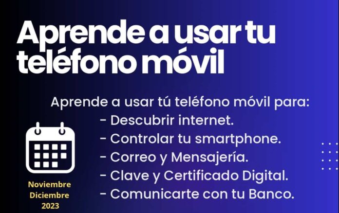 El Cabildo apuesta por mejorar el uso eficaz de los teléfonos móviles con cursos formativos