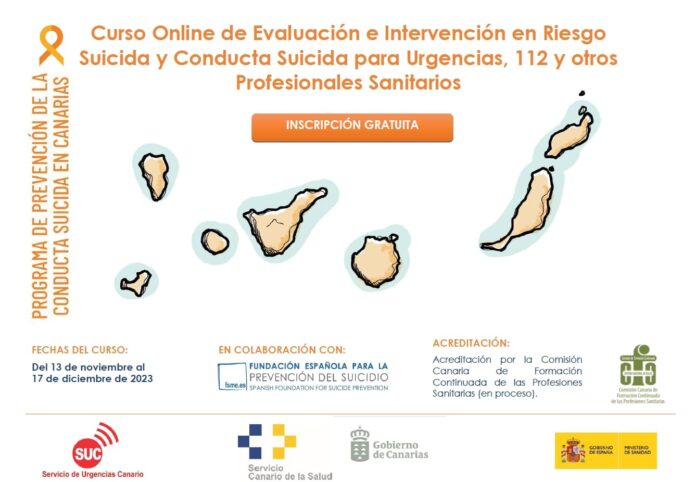Más de 250 profesionales de los servicios de urgencias participan en el curso de evaluación e intervención ante riesgo suicida del SCS