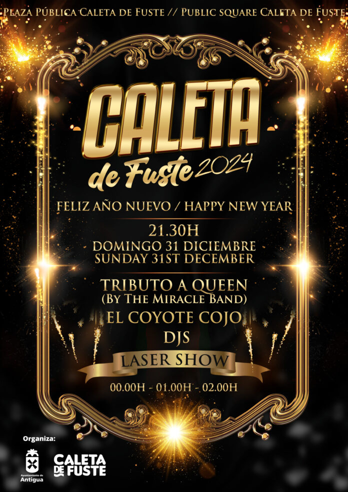 San Silvestre, Cotillón al Sol, Laser Show y Fiestas de Año Nuevo en Antigua y Caleta de Fuste