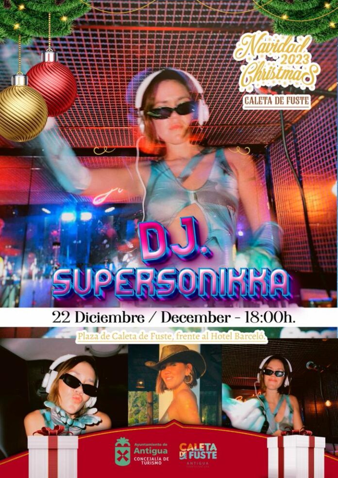 El grinch de Navidad y la DJ Supersonikka llegan este viernes a Caleta de Fuste