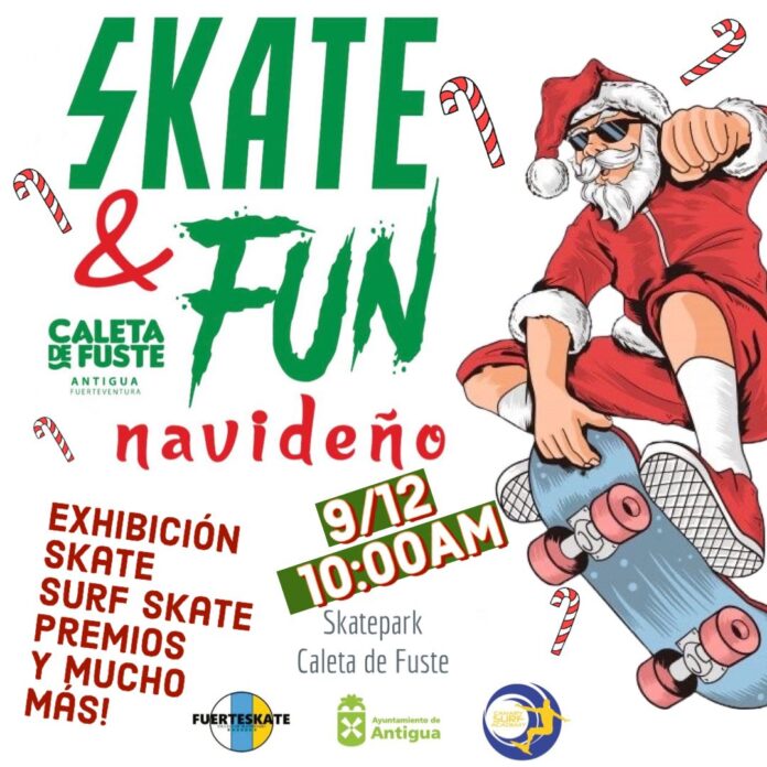 Navidad con Skate & Fun en Caleta de Fuste