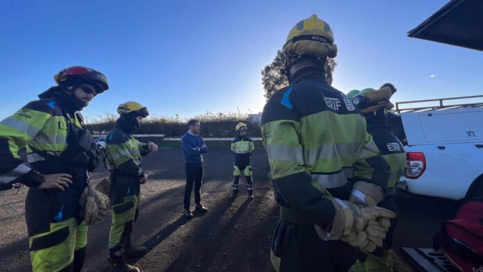 La brigada de extinción de incendios griega visita La Palma para compartir conocimientos y establecer sinergias con los EIRIF