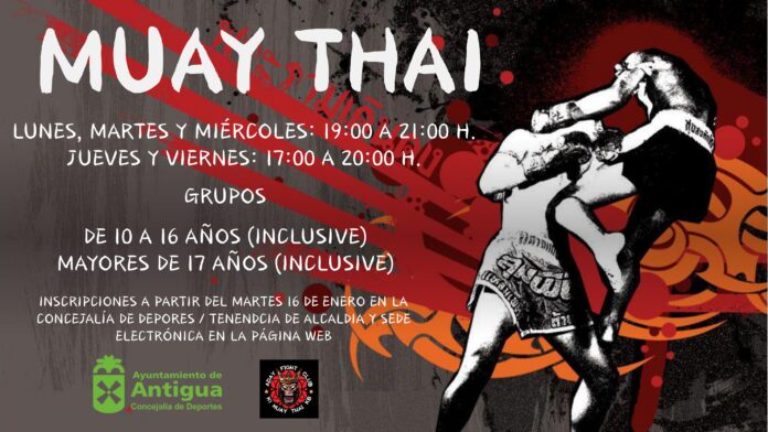 Antigua sube por primera vez al ring de sus actividades deportivas el Muay Thai