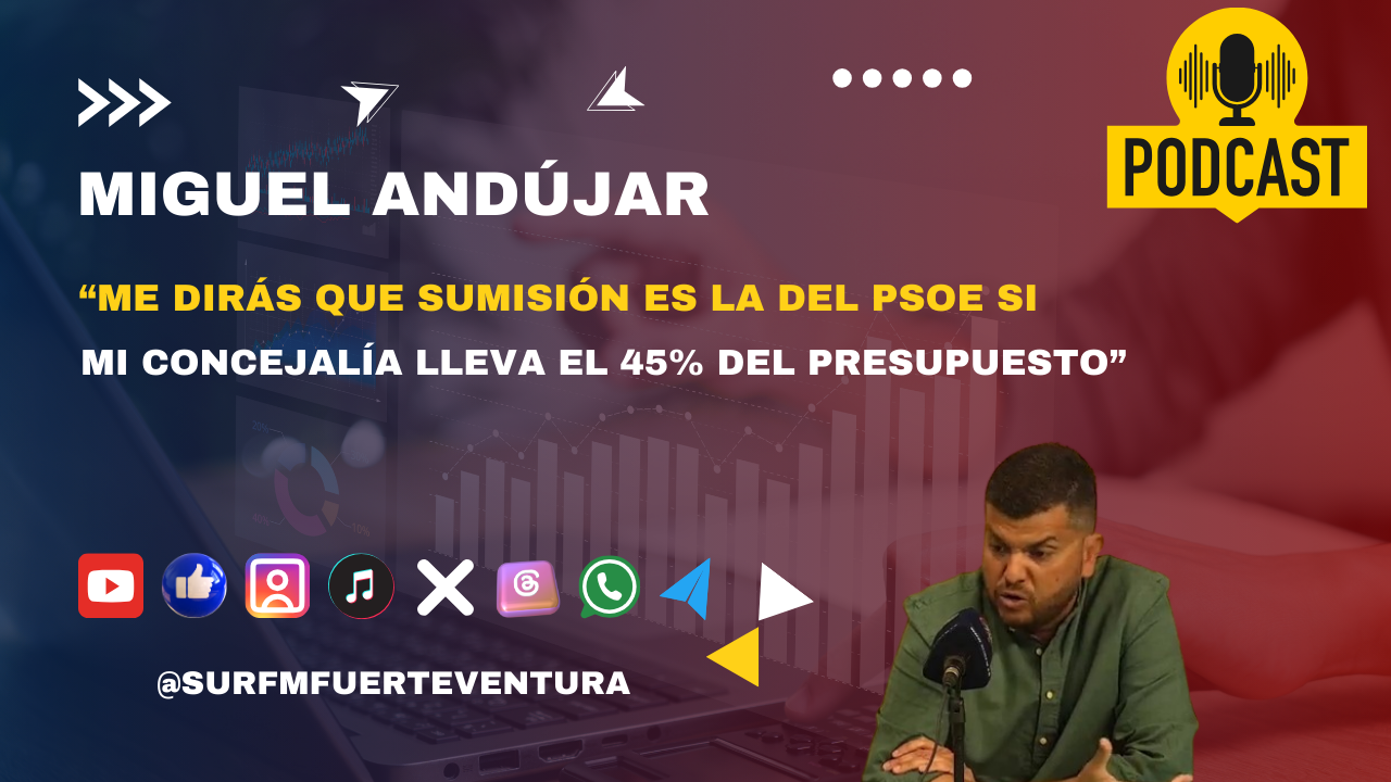 Miguel Andújar "Me dirás que sumisión es la del PSOE si mi concejalía lleva el 45% del presupuesto"