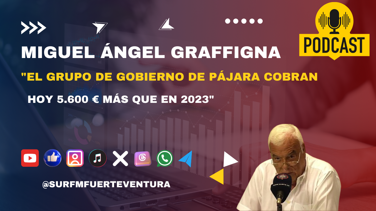 Miguel Ángel Graffigna "El Grupo de Gobierno de Pájara cobran hoy 5.600 € más que en 2023"
