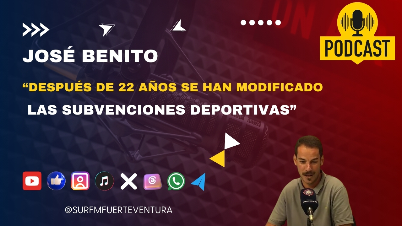 José Benito "Después de 22 años se han modificado las subvenciones deportivas"