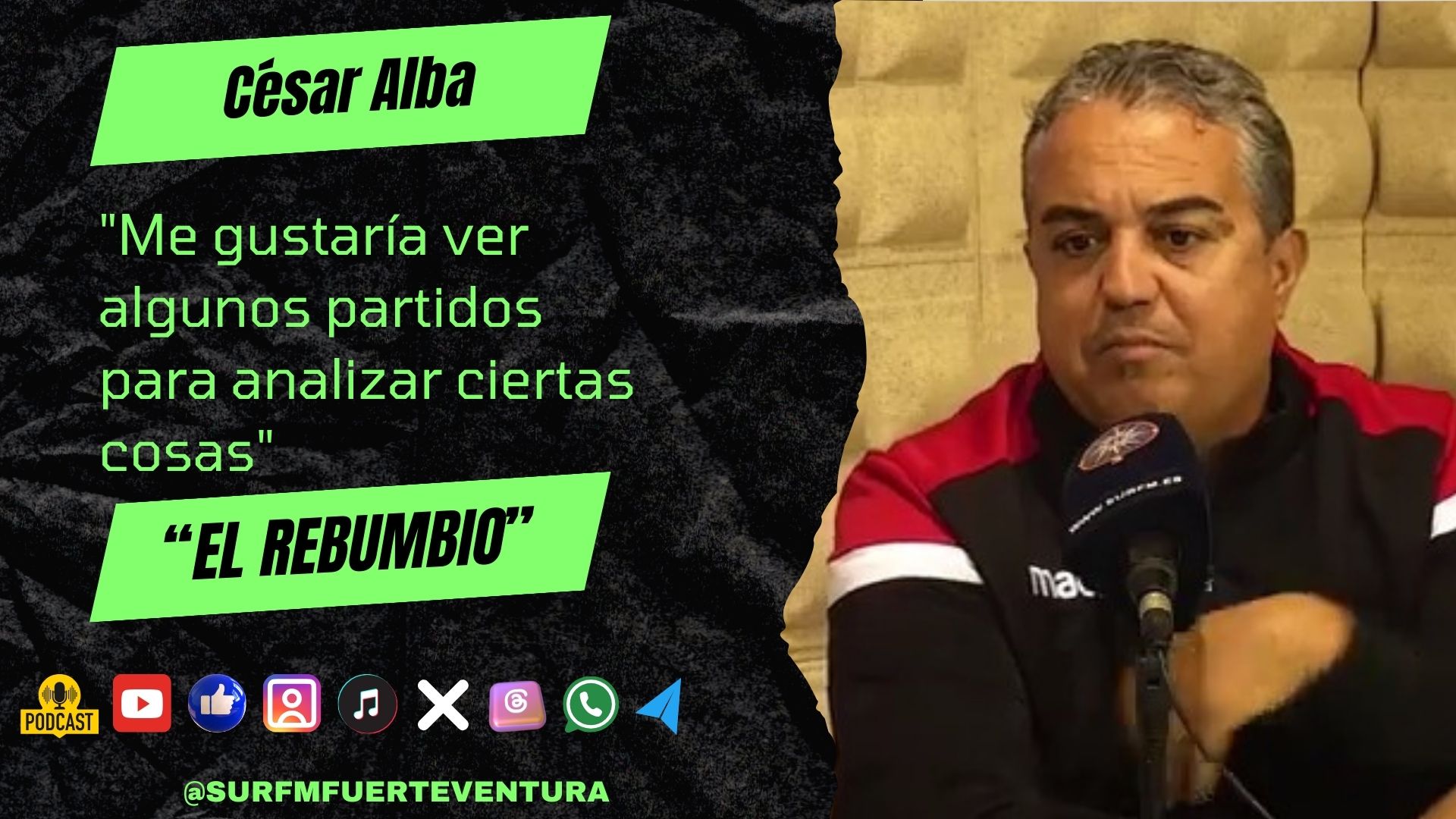 César Alba "Me gustaría ver algunos partidos para analizar ciertas cosas"