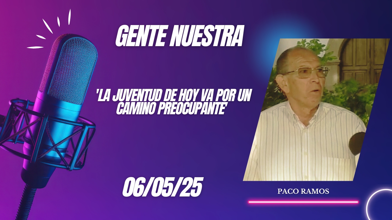 Paco Ramos: ‘La juventud de hoy va por un camino preocupante'