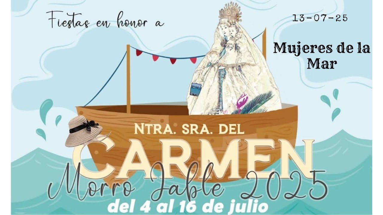 Fiestas del Carmen 2025: Mujeres de la Mar 13/07/25