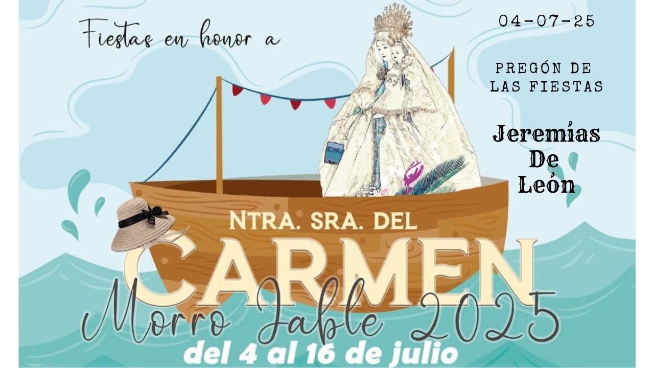 Fiestas del Carmen 2025: Así fue el pregón