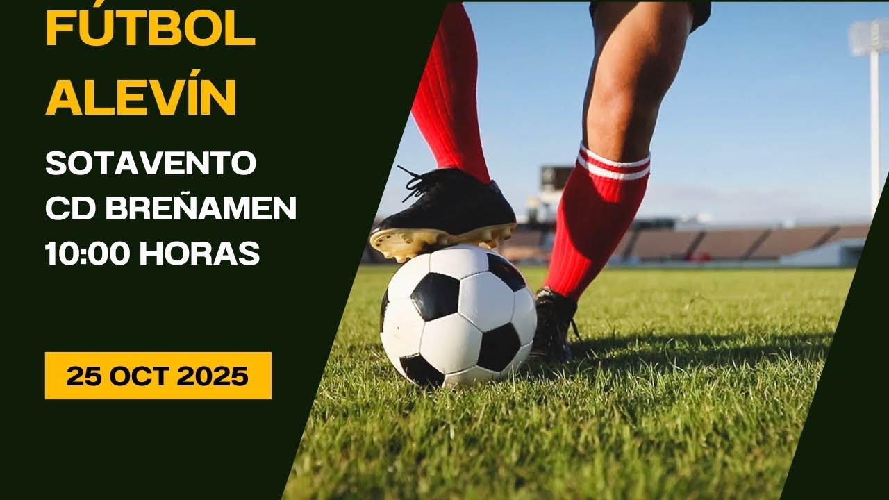 Fútbol Alevín Sotavento - Breñamen 25/10/25