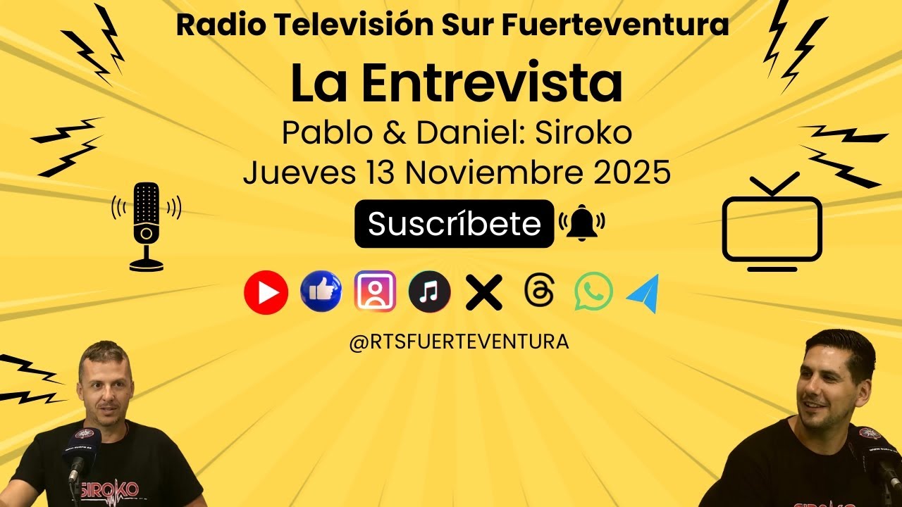 Entrevista a Pablo y a Daniel: Grupo Siroko 13/11/25