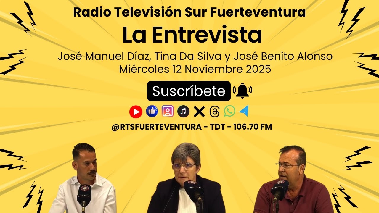 Entrevista José Manuel Díaz, Tina da Silva y José Benito 12/11/25