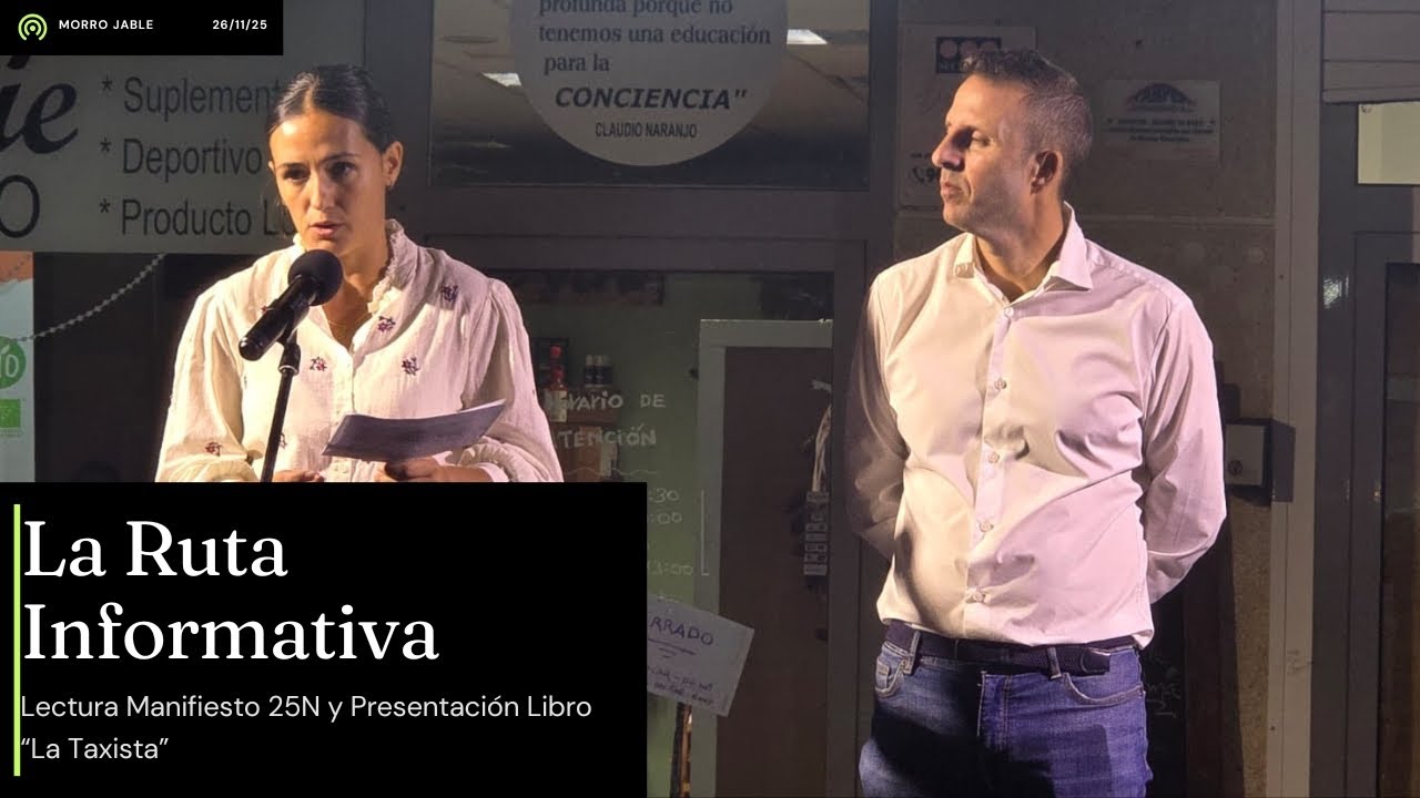 La Ruta Informativa: Lectura Manifiesto y Presentación Libro "La Taxista" 26/11/25