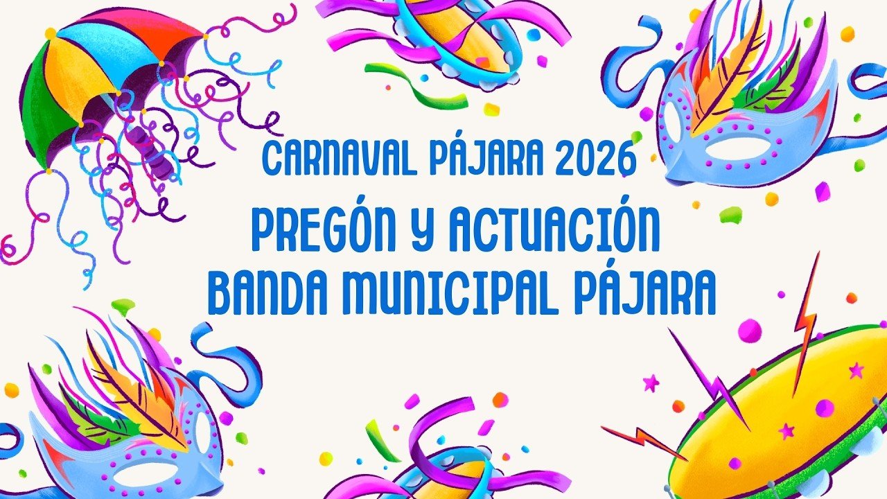 Carnaval Pájara 2026: Pregón y Actuación Banda Municipal de Pájara 12/03/26
