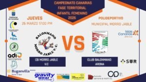 Balonmano CB Morro Jable - Club Balonmano Arona 26/03/26