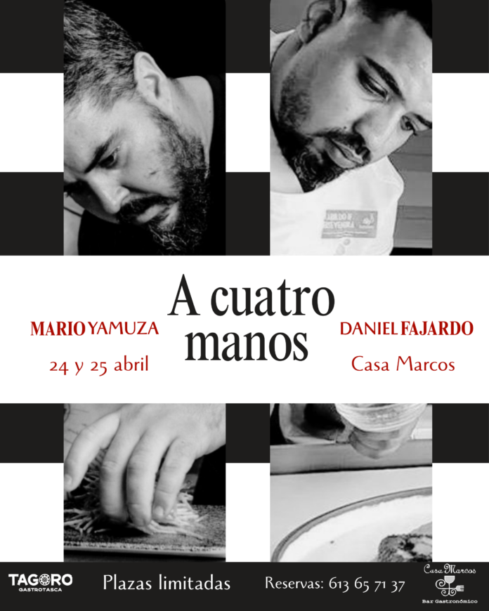 menú a cuatro manos en Villaverde