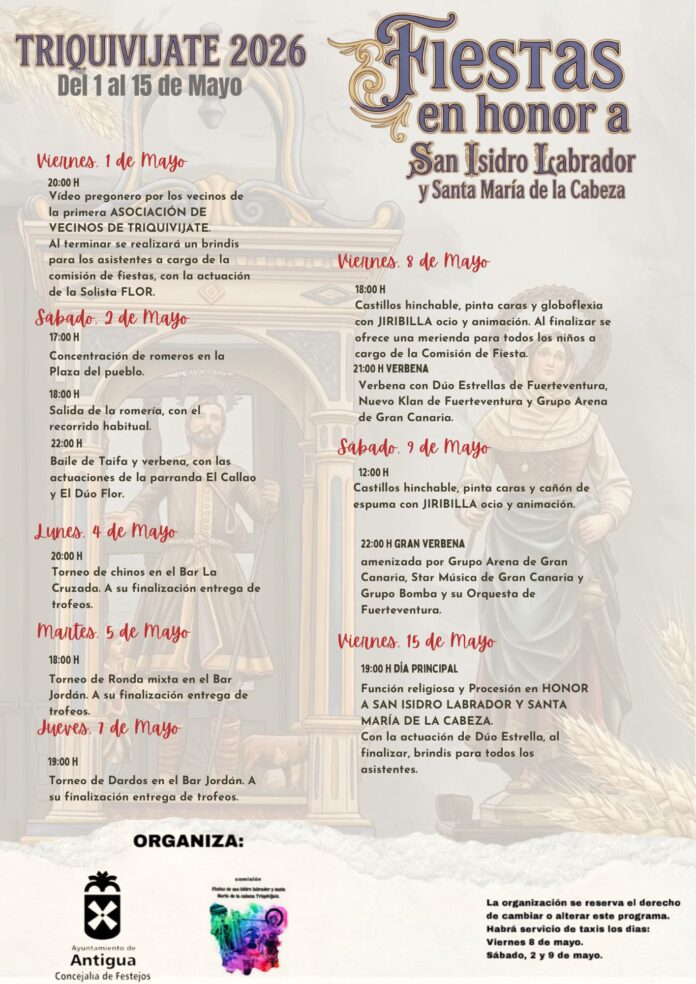 fiestas en Triquivijate