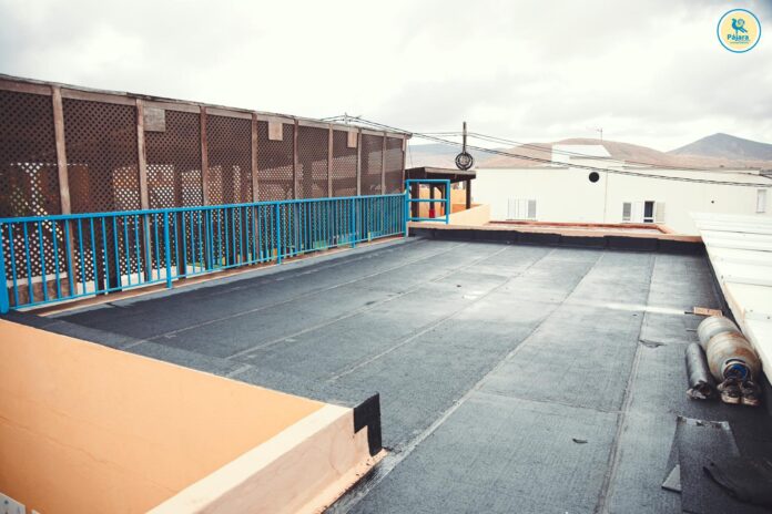 obras en el CEIP Pájara