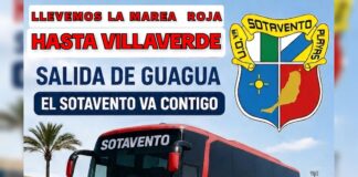El Sotavento organiza una guagua para apoyar al equipo en Villaverde