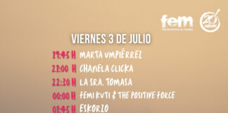 El FEM ya tiene horarios para los conciertos de su 20ª edición
