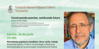 Tiscamanita acoge una conferencia sobre los movimientos populares y la justicia social