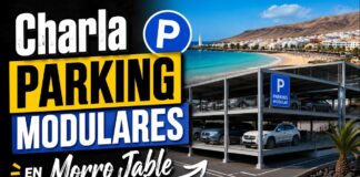 Juntos x Pájara y Nueva Canarias presentan una propuesta de aparcamientos modulares para Morro Jable