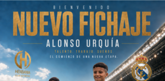 Alonso Urquía da el salto al Real Madrid tras crecer en la cantera del Herbania