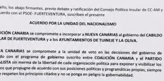 Miguel Ángel Graffigna exhibe el pacto entre Coalición Canaria y Nueva Canarias y responde a Mario Cabrera: «El acuerdo existe»